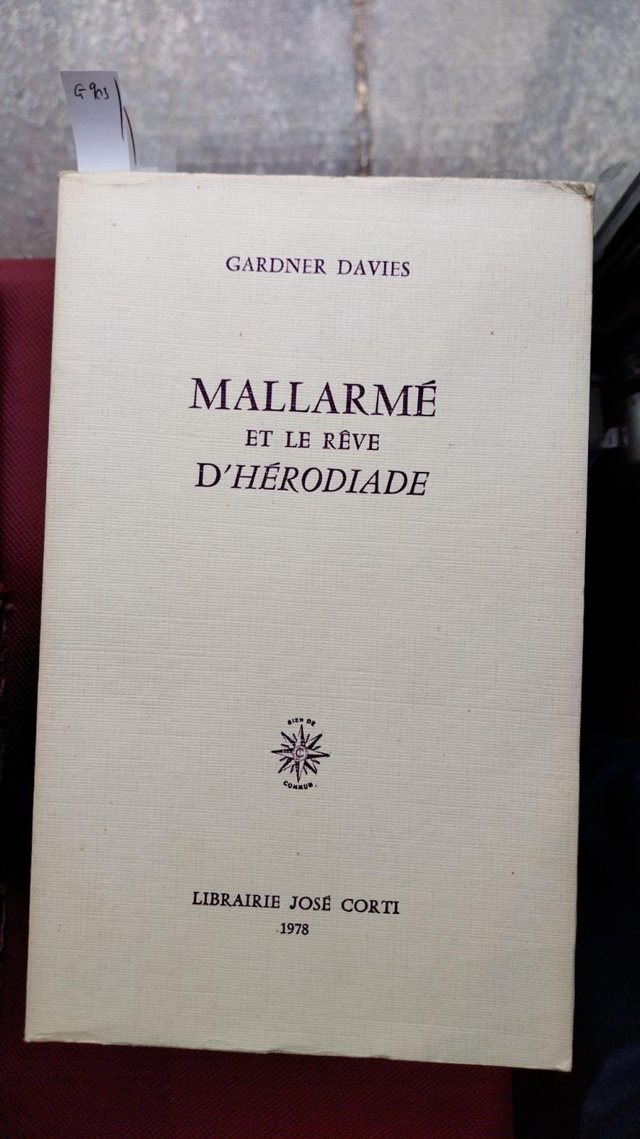 Mallarmè et le reve d'Hèrodiade