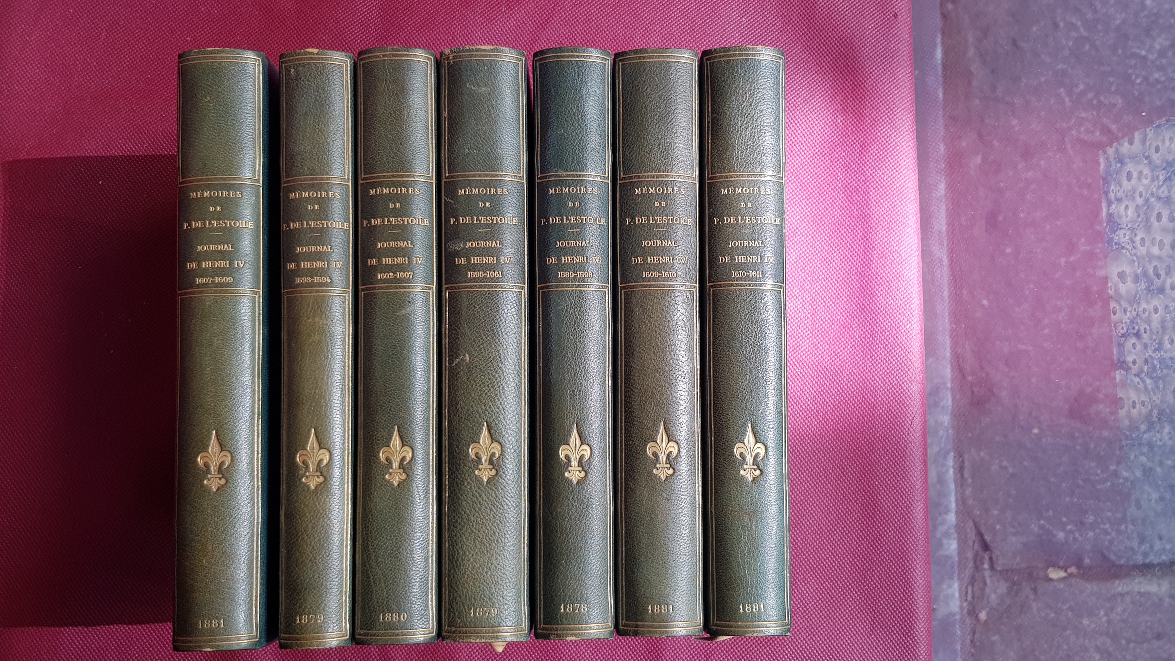 MÉMOIRES-JOURNAUX de Pierre de l'Éstoile. Édition pour la première fois …