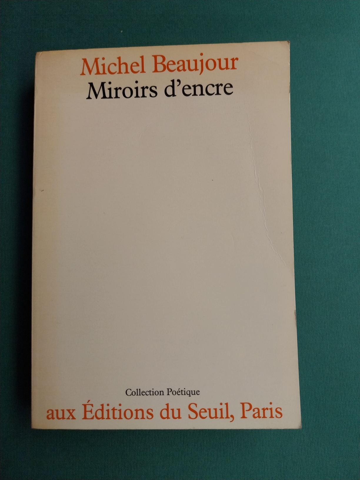 Miroirs d'encre. Rhetorique de l'autoportrait