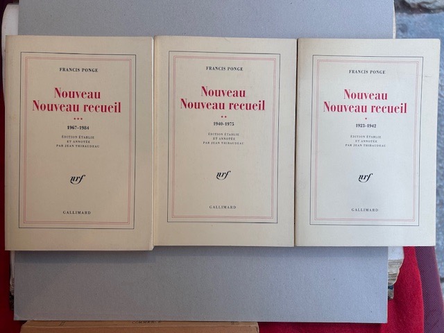 Nouveau nouveau recueil. 1923-1942; 1940-1975; 1967-1984