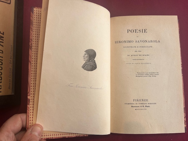 POESIE di Ieronimo Savonarola illustrate e pubblicate per cura di …