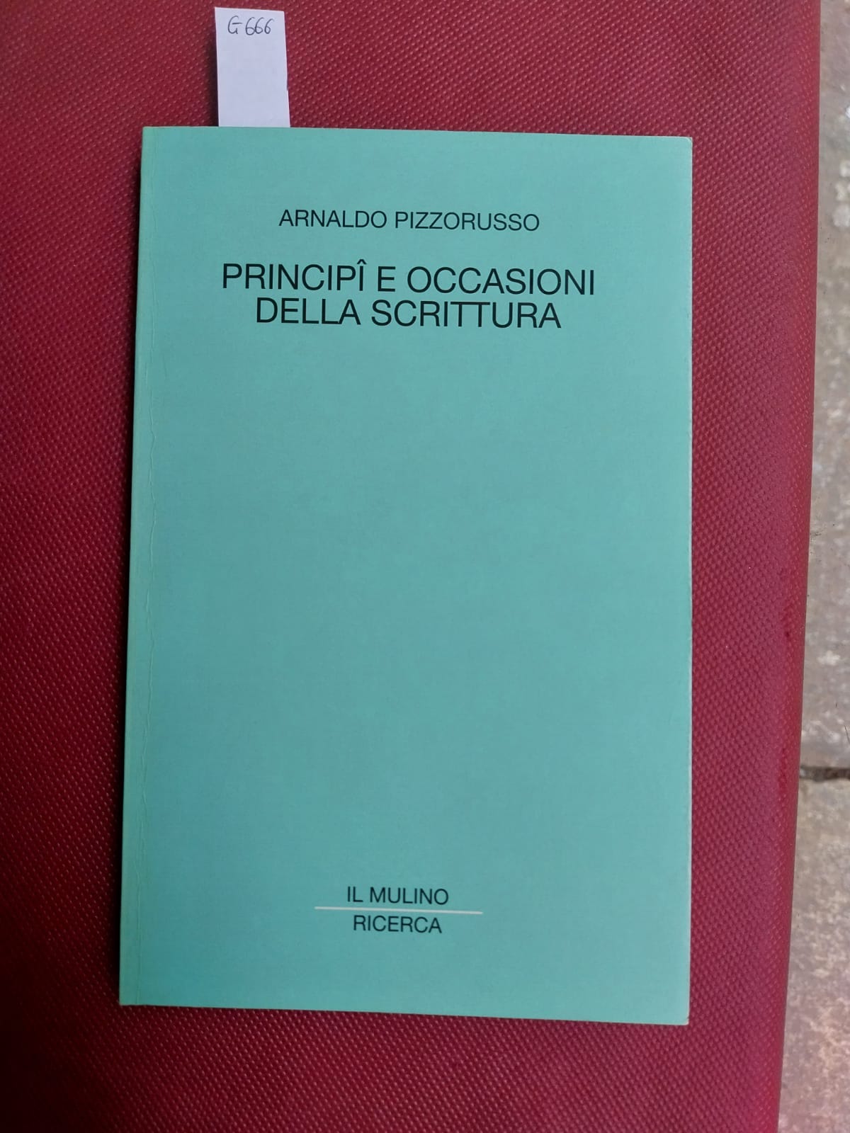 Principi e occasioni della scrittura