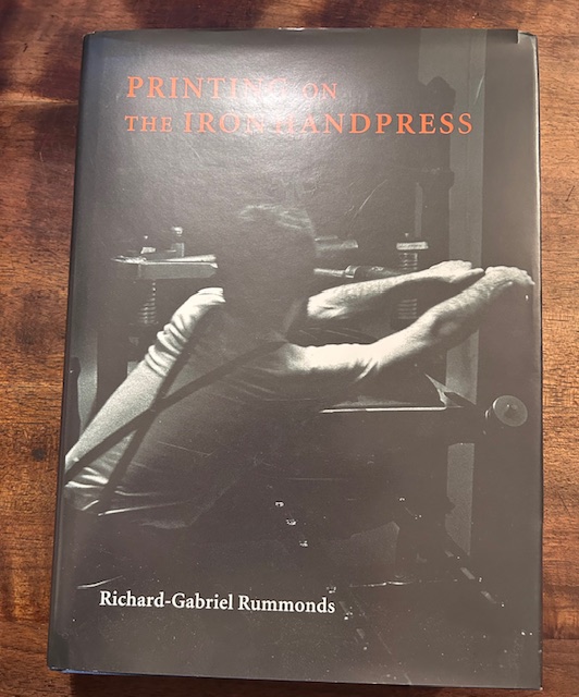 Printing on the Iron Handpress. Foreword by Harry Duncan. Illustrations …