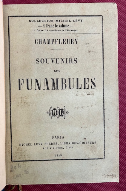Souvenirs des funambules