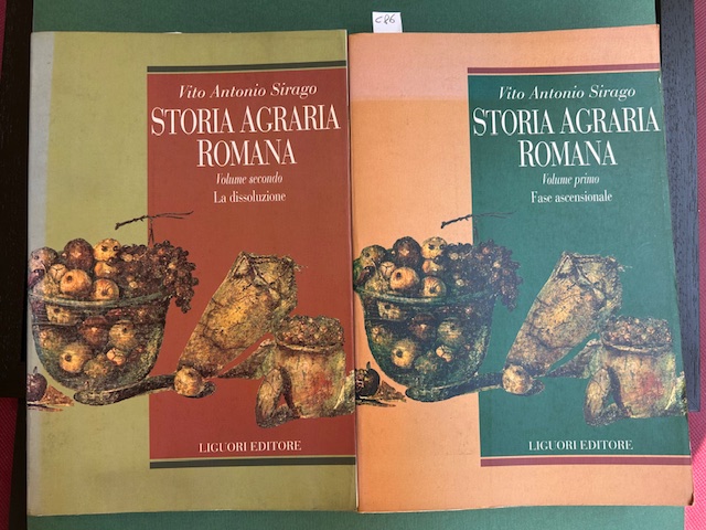 Storia agraria romana. Vol.I: fase ascensionale; vol. II: la dissoluzione