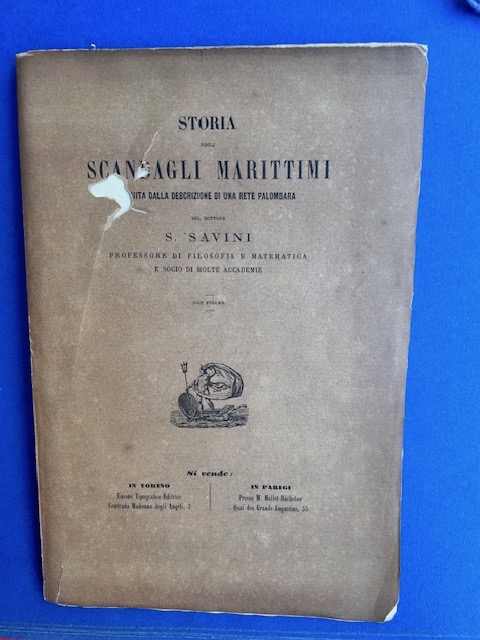 Storia degli scandagli marittimi seguita dalla descrizione di una rete …