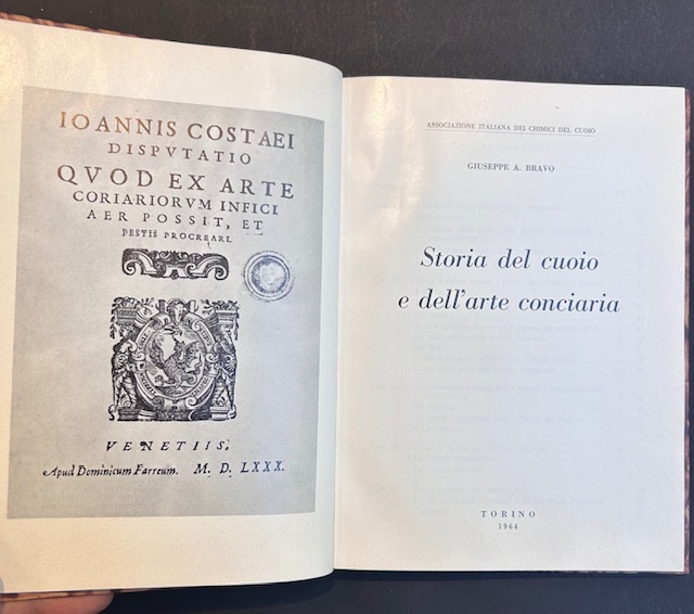 Storia del cuoio e dell'arte conciaria.