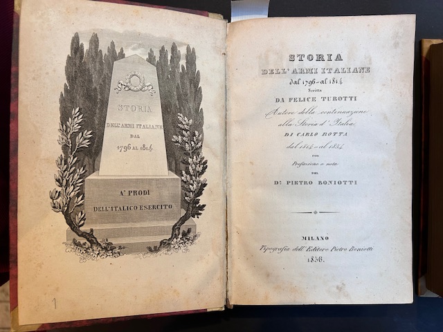 Storia dell'Armi italiane dal 1796 al 1814 / scritta da …