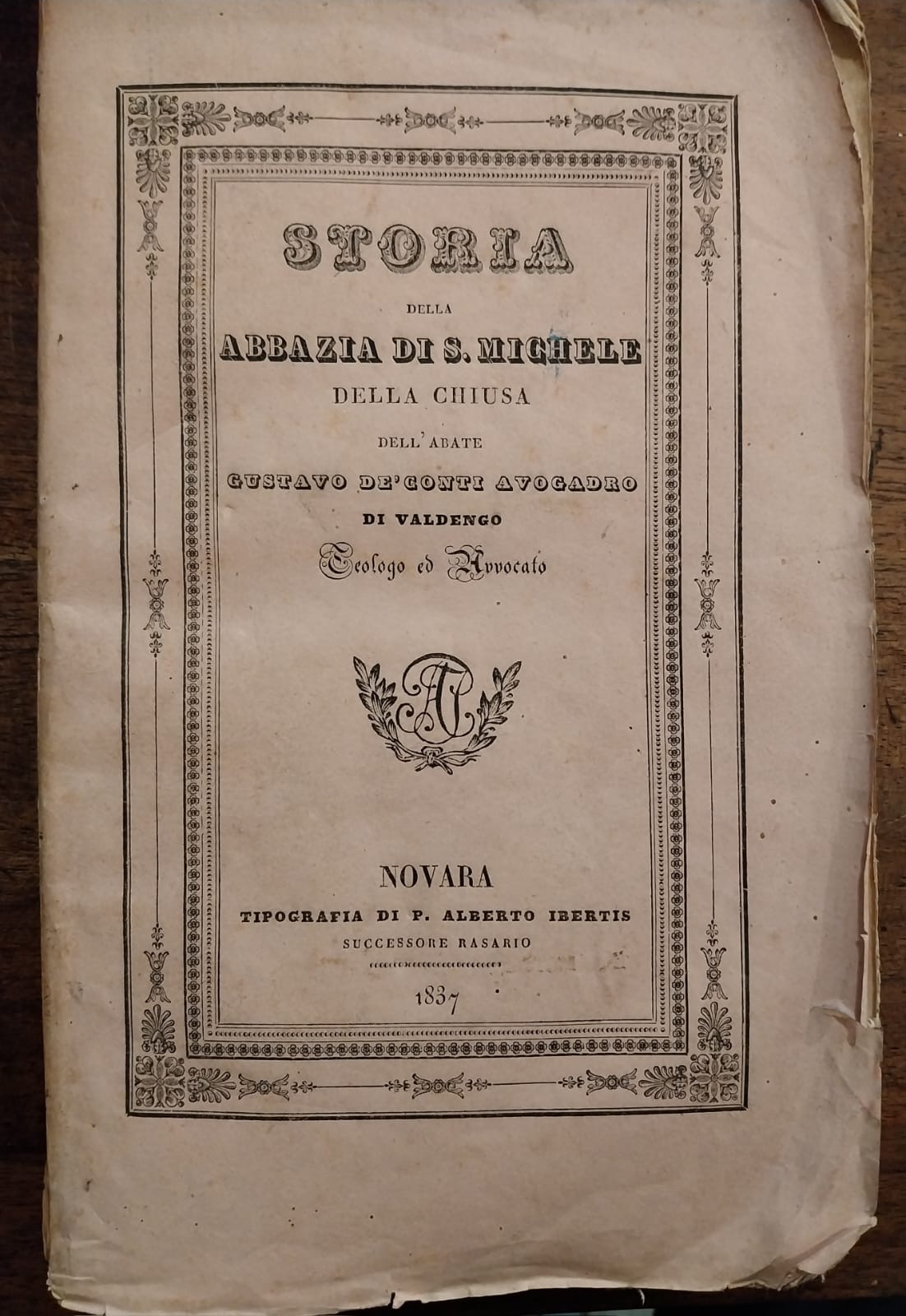 Storia della Abbazia di S. Michele della Chiusa