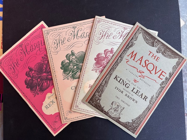 THE MASQUE. A Theatre Notebook.N. 1: The Old Vic. King …