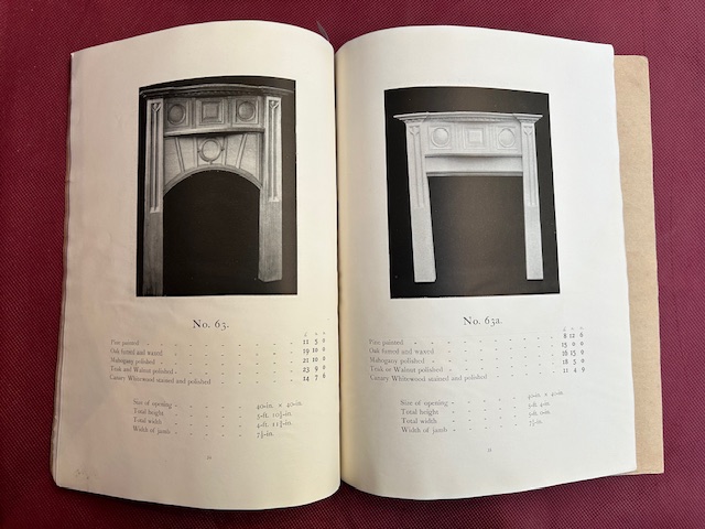 The Pyghtle Works. Catalogue of Wood Chimney Pieces