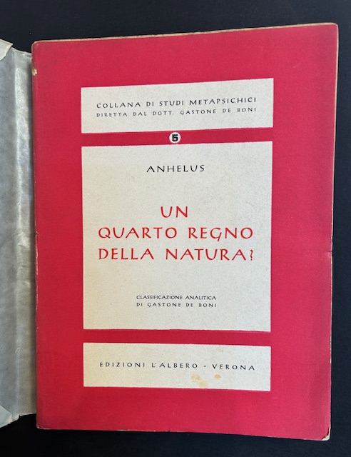 Un quarto regno della natura? Classificazione analitica di Gastone de …