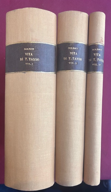 Vita di Torquato Tasso. Vol. I: la vita; vol. II, …
