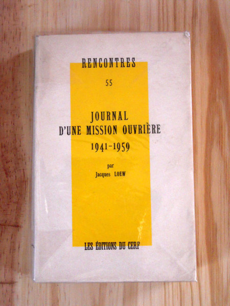 Journal d'une mission ouvrière 1941-1959