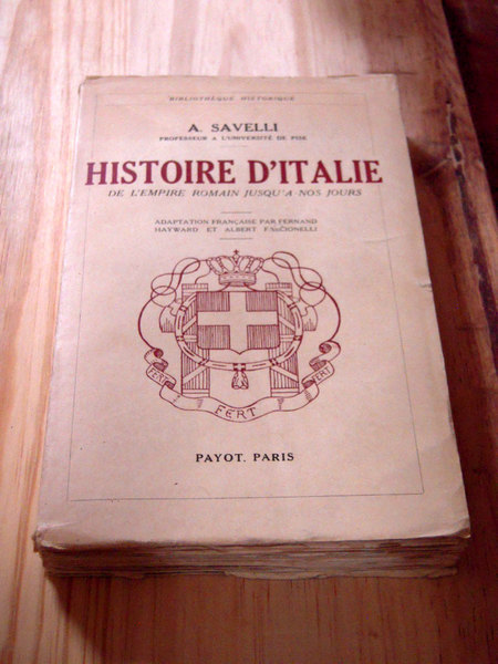 Histoire d'Italie de l'Empire jusqu'à nos jours