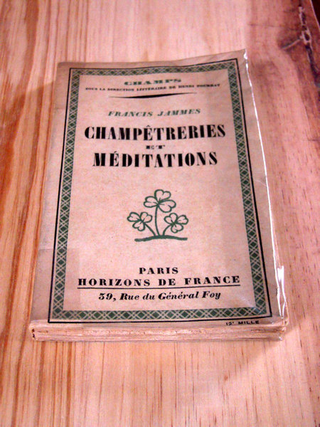 Champetreries et méditations.