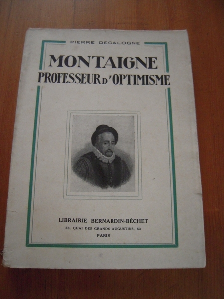 Montaigne professeur d'optimisme