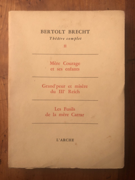 Théatre complet, Tome II