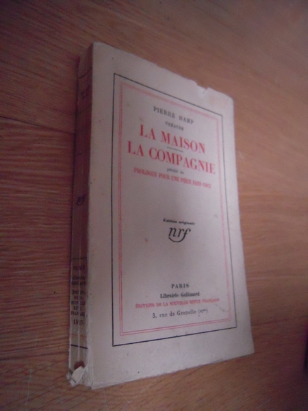 Théâtre I (La maison. La compagnie. Précédé du Prologue pour …