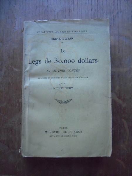Le legs de 30.000 dollars et autres contes