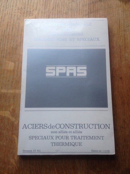 Aciers de construction non alliés et alliés spéciaux pour traitement …