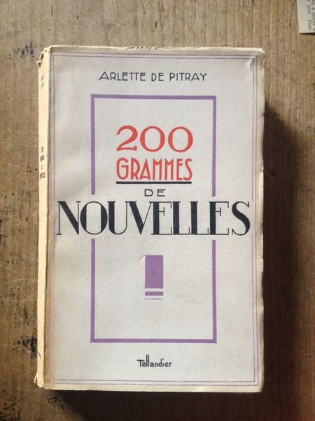 200 grammes de nouvelles