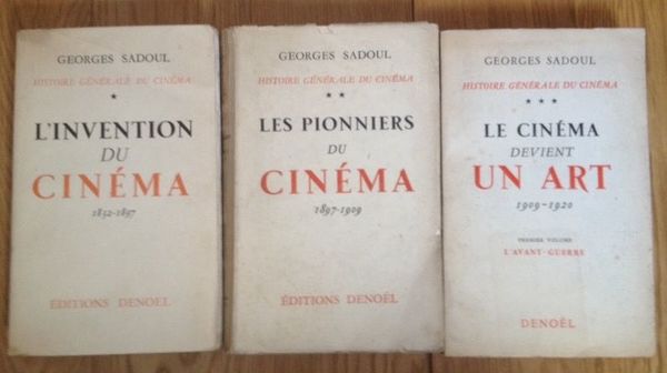 Histoire générale du cinéma tomes 1, 2 et 3