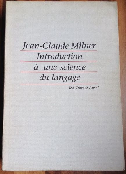 Introduction à une science du langage