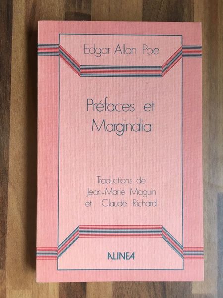 Préfaces et Marginalia