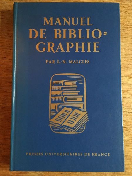 Manuel de bibliographie