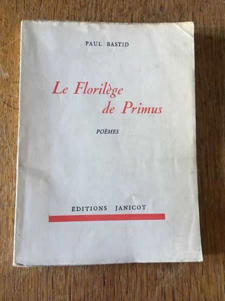 Le Florilège de Primus, poèmes