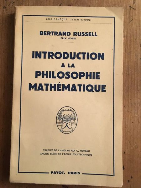 Introduction à la philosophie mathématique