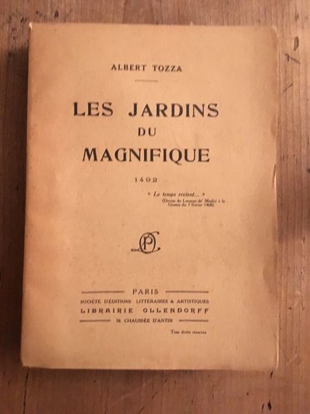 Les jardins du Magnifique, 1492
