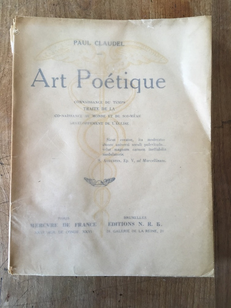 Art poétique - Connaissance du temps, Traité de la connaissance …