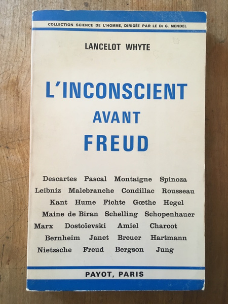 L'inconscient avant Freud