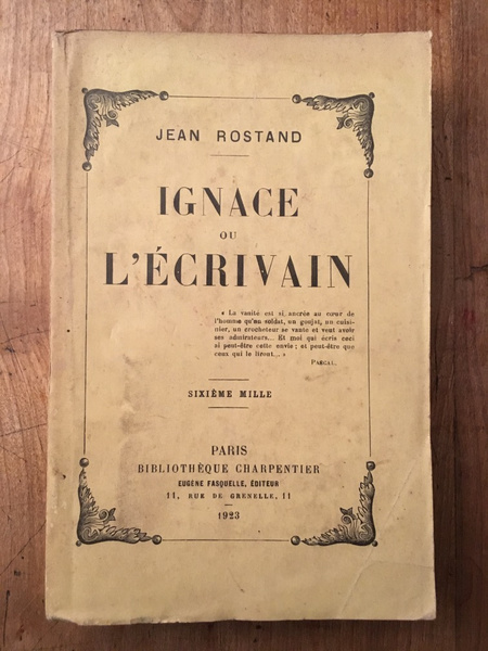 Ignace ou l'écrivain