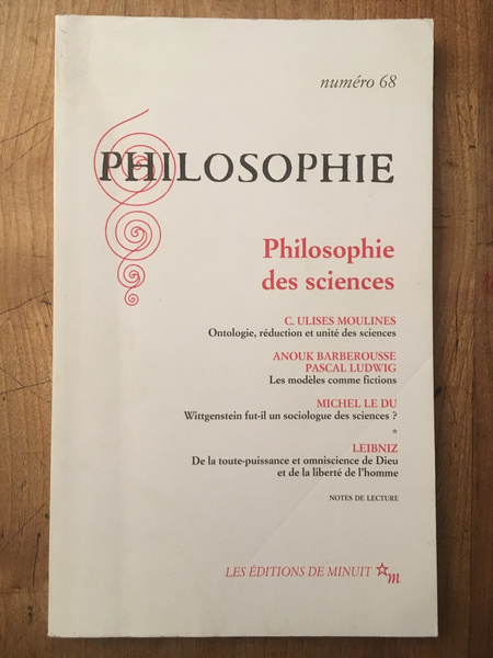 Philosophie, n°68 : Philosophie des sciences