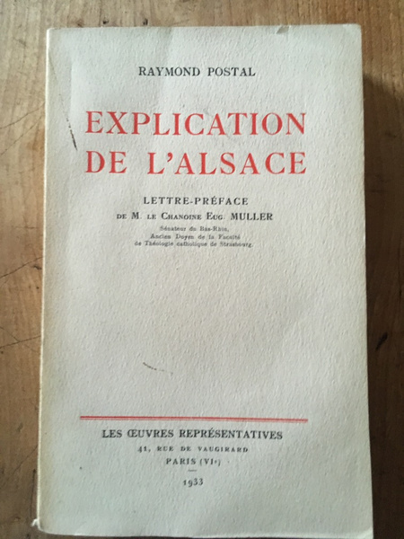 Explication de l'Alsace