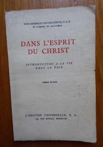 Dans l'esprit du Christ