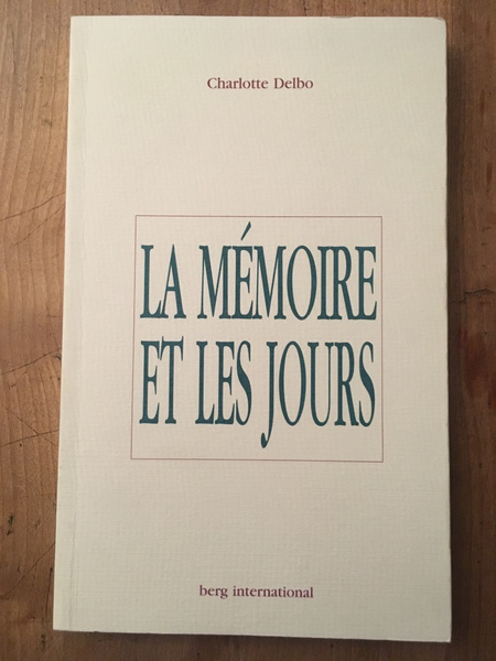 La mémoire et les jours