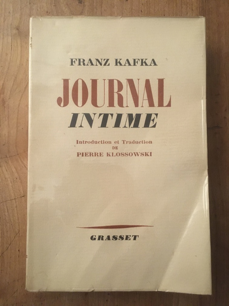 Journal Intime de Franz Kafka