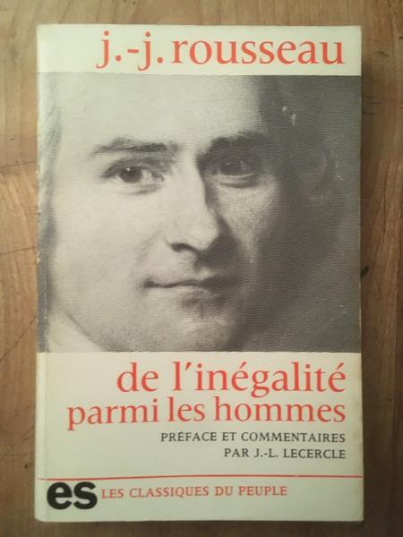 De l'inégalité parmi les hommes