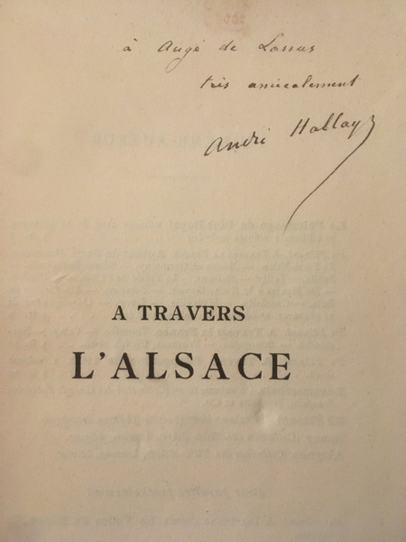 En flânant à travers l'Alsace