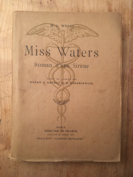 Miss Waters, roman d'une sirène