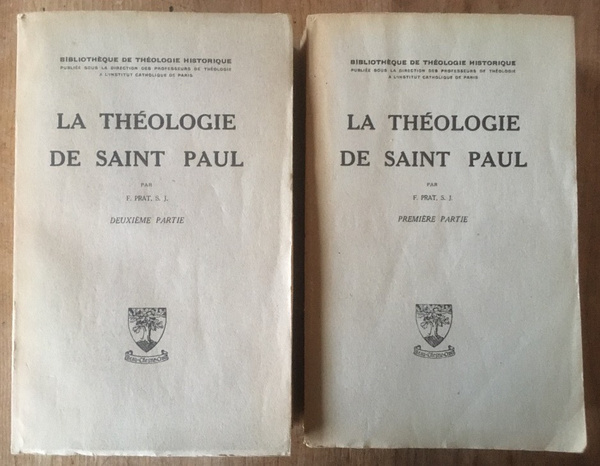 La Théologie de Saint Paul (2 volumes)