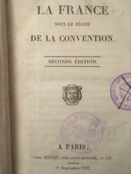 La France sous le règne de la Convention