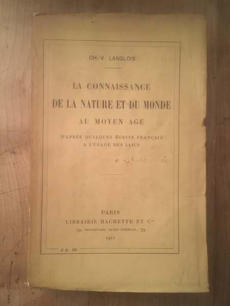 La connaissance de la nature et du monde au Moyen …