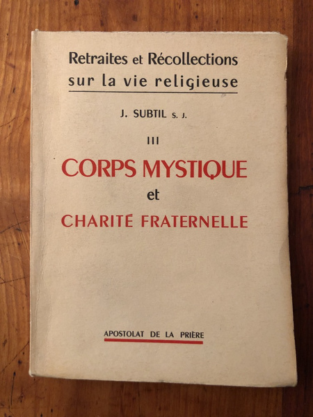 Corps mystique et charité fraternelle