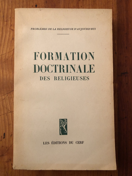 Formation doctrinale des religieuses