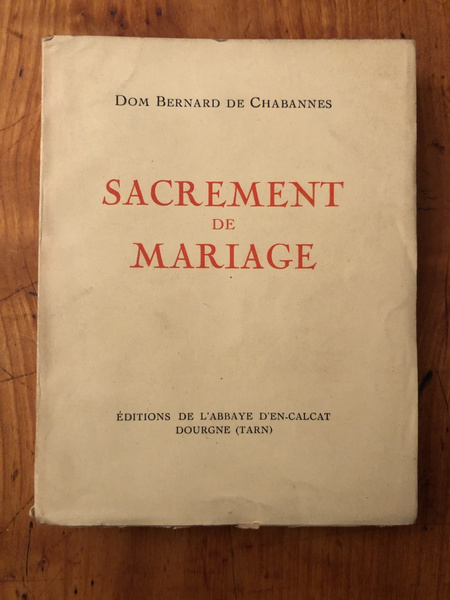 Sacrement de Mariage